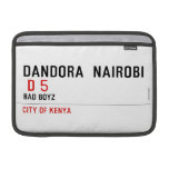 DANDORA  NAIROBI   MacBook Air Sleeves (landscape)