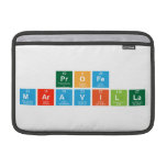 Profe
 Maravilla  MacBook Air Sleeves (landscape)
