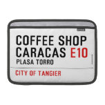 Coffee shop Caracas  MacBook Air Sleeves (landscape)