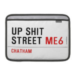 Up Shit Street  MacBook Air Sleeves (landscape)