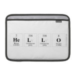 hello  MacBook Air Sleeves (landscape)