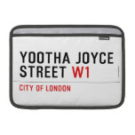 YOOTHA JOYCE Street  MacBook Air Sleeves (landscape)