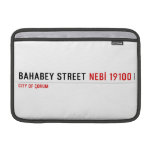 BAHABEY STREET  MacBook Air Sleeves (landscape)