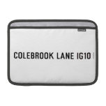 COLEBROOK LANE  MacBook Air Sleeves (landscape)