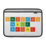 Periodic
 Table
 Writer  MacBook Air Sleeves (landscape)
