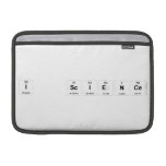 I  Science  MacBook Air Sleeves (landscape)