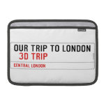 our trip to London    MacBook Air Sleeves (landscape)
