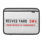 Reeves Yard   MacBook Air Sleeves (landscape)