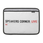 Speakers Corner:  MacBook Air Sleeves (landscape)