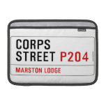 Corps Street  MacBook Air Sleeves (landscape)
