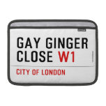 GAY GINGER CLOSE  MacBook Air Sleeves (landscape)