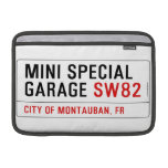 MINI SPECIAL GARAGE  MacBook Air Sleeves (landscape)