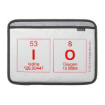 io  MacBook Air Sleeves (landscape)