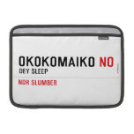 OKOKOMAIKO  MacBook Air Sleeves (landscape)