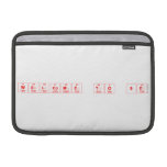 Welcome to 9E  MacBook Air Sleeves (landscape)