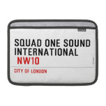 SQUAD ONE SOUND INTERNATIONAL   MacBook Air Sleeves (landscape)