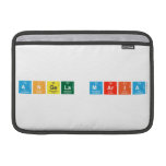 Angela maria  MacBook Air Sleeves (landscape)