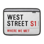 West Street  MacBook Air Sleeves (landscape)