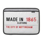 Made In   MacBook Air Sleeves (landscape)