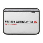 houston elemnetary st  MacBook Air Sleeves (landscape)