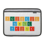 Periodic
 Table
 Writer  MacBook Air Sleeves (landscape)