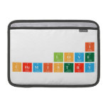 I
 love
 chemistry  MacBook Air Sleeves (landscape)