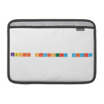 Kashif Chemistry Wizard  MacBook Air Sleeves (landscape)