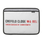 Crefeld Close  MacBook Air Sleeves (landscape)