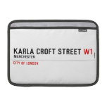 Karla Croft Street  MacBook Air Sleeves (landscape)
