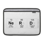 nerd  MacBook Air Sleeves (landscape)