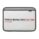 PRINCES MARINA DRIVE  MacBook Air Sleeves (landscape)