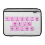 Periodic
 Table
 Writer  MacBook Air Sleeves (landscape)