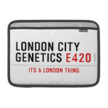 LONDON CITY  GENETICS  MacBook Air Sleeves (landscape)