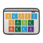 Happy
 Spring
 Break  MacBook Air Sleeves (landscape)