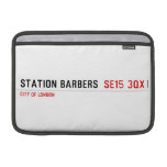 Station barbers   MacBook Air Sleeves (landscape)