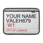 Your Name Valeh679    MacBook Air Sleeves (landscape)