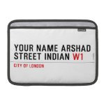 Your Name Arshad  Street Indian  MacBook Air Sleeves (landscape)