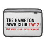 the Hampton  MWB Club  MacBook Air Sleeves (landscape)