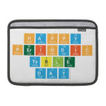 Happy 
 Periodic
 Table 
 Day  MacBook Air Sleeves (landscape)