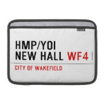 HMP/YOI  NEW HALL  MacBook Air Sleeves (landscape)