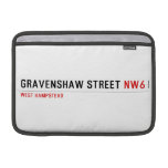 Gravenshaw Street  MacBook Air Sleeves (landscape)
