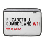 ELIZABETH U. CUMBERLAND  MacBook Air Sleeves (landscape)