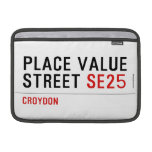 Place value Street  MacBook Air Sleeves (landscape)