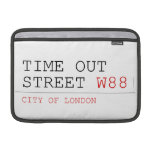Time out Street  MacBook Air Sleeves (landscape)