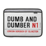 DUMB AND DUMBER  MacBook Air Sleeves (landscape)
