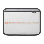 Raffy Afable street of kingRAffy tagoloan misamis oriental  MacBook Air Sleeves (landscape)