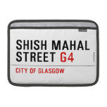 SHISH MAHAL  Street  MacBook Air Sleeves (landscape)