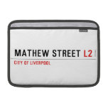 Mathew street  MacBook Air Sleeves (landscape)