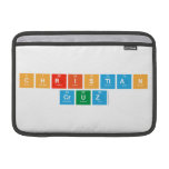 CHRISTIAN
 CRUZ  MacBook Air Sleeves (landscape)