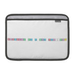 Historia de la tabla periódica  MacBook Air Sleeves (landscape)
